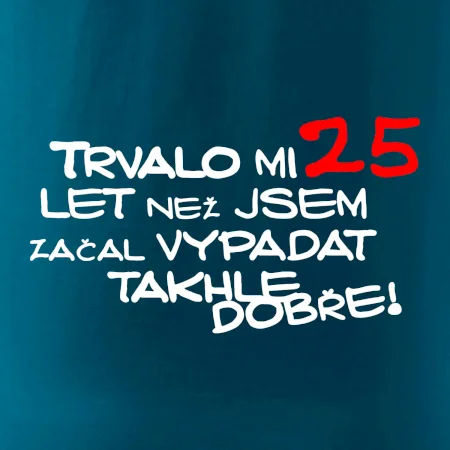 Trvalo mi 25 let než jsem začal vypadat takhle dobře