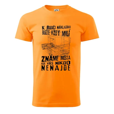 K řidiči náklaďáku buďte vždy milý