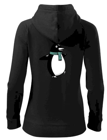 Tučňák se zelenou šálou