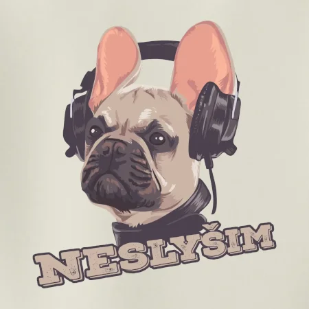 Francouzský buldoček neslyším