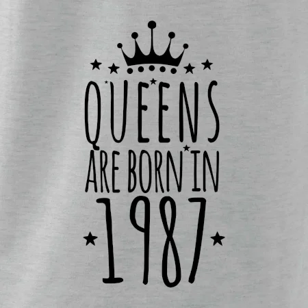Queens are born in 1987