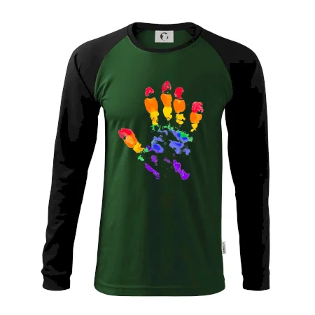 LGBT hand print