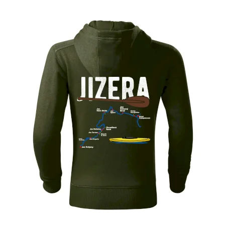 Mapa řeky Jizery