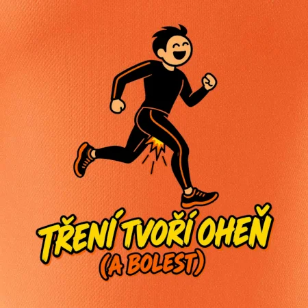 Běžecké tření tvoří oheň