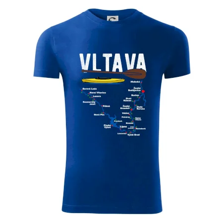 Mapa řeky Vltavy