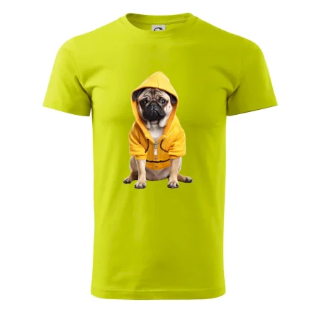 Mops v mikině