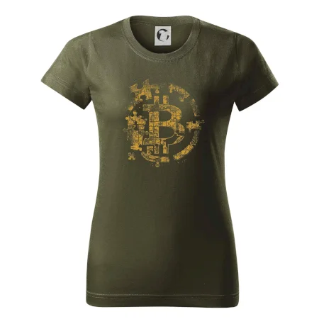 Logo bitcoin puzzle
