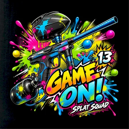 Barevná exploze game on paintball