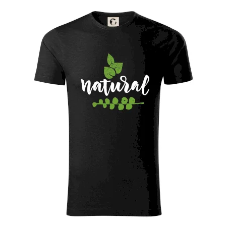 Natural - nápis v listech