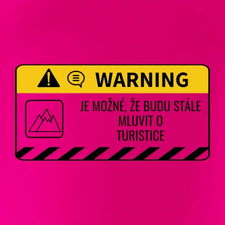 Warning mluvení - turistika