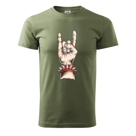Rocková ruka s náramkem