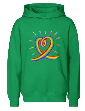 Srdce pride duha kreslená