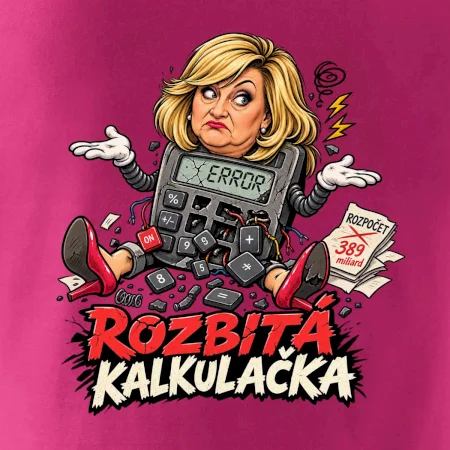 Alenka - rozbitá kalkulačka