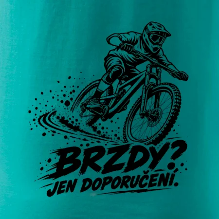 Brzdy jen doporučení - biker v zatáčce