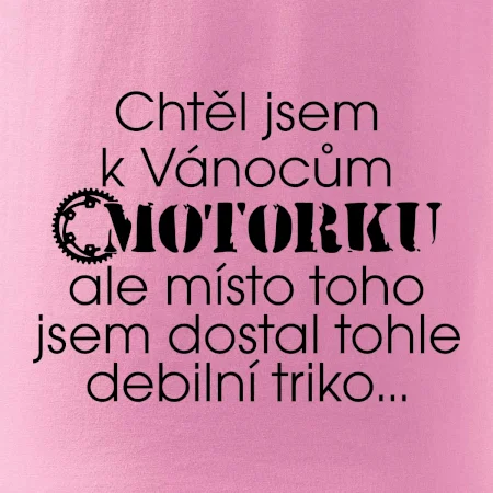 Chtěl / chtěla jsem dostat motorku - Vánoce