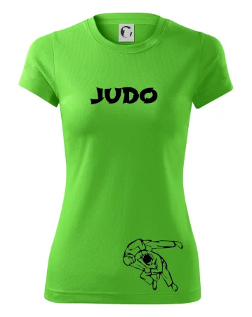 Judo nápis + postavy