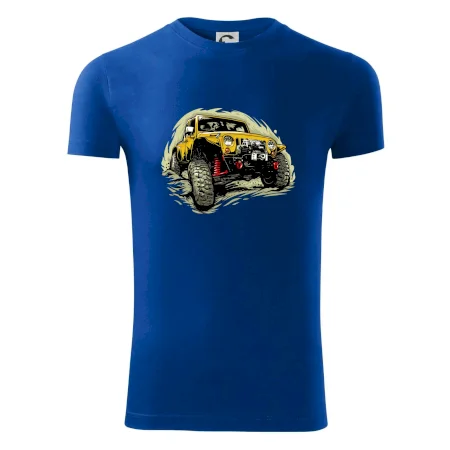 Žlutý offroad s navijákem
