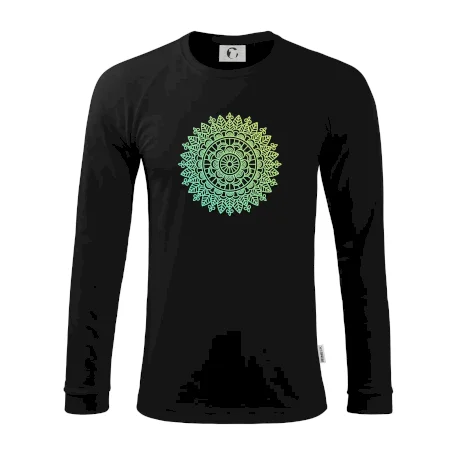 Mandala zelenožlutá