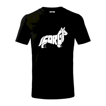 Corgi - nápis v těle