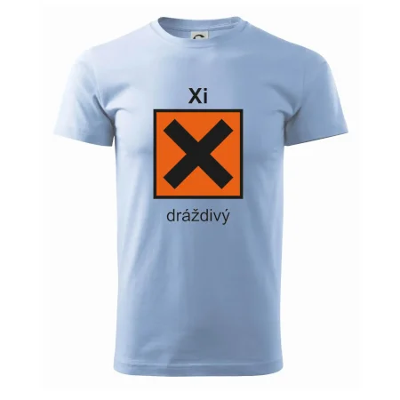 Xi Dráždivý - Výstražná tabulka na tričku