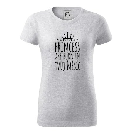 Princesses are born in (vlastní nápis měsíc narození)