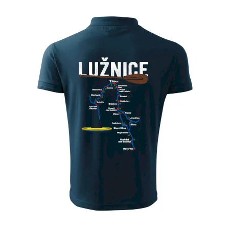 Mapa řeky Lužnice