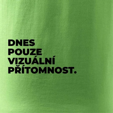 DNES POUZE VIZUÁLNÍ PŘÍTOMNOST.
