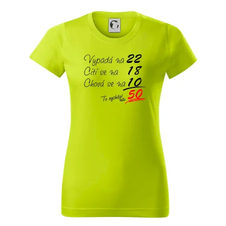 Vypadá, cítí se, chová se - 50 let