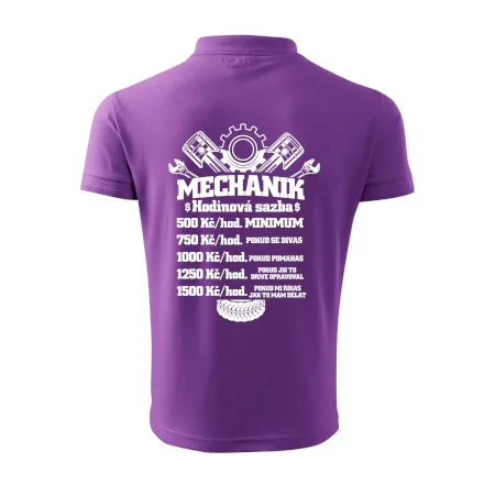 Mechanik - hodinová sazba
