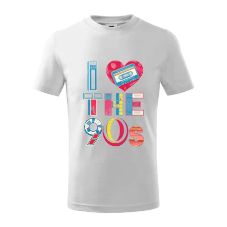 I love 90s - srdce a kazeta