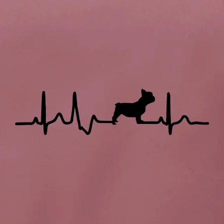 EKG Francouzský buldoček z boku