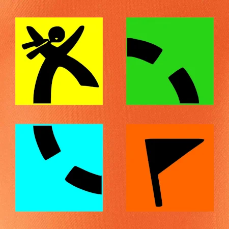 Geocaching logo barevné