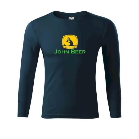 John Beer jelen s pivem