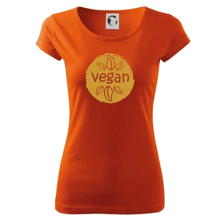 Vegan hnědá kruh
