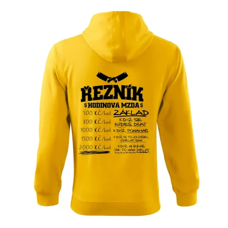 Hodinová mzda řezník