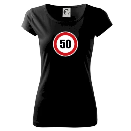 Dopravní značka - omezení rychlosti 50