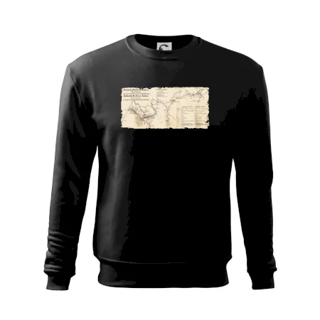 Mapa Báňské dráhy z Moravské Ostravy do Doubravy