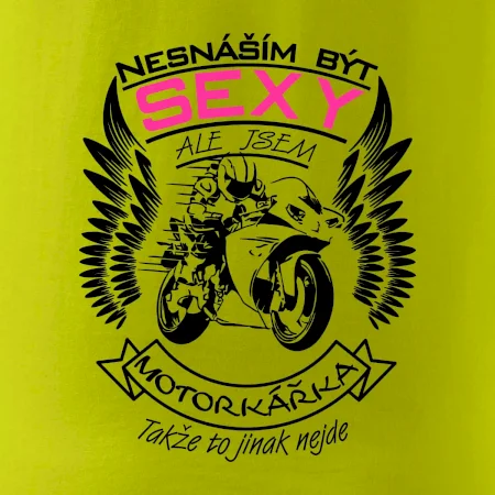 Nesnáším být sexy - motorkářka (motorka)