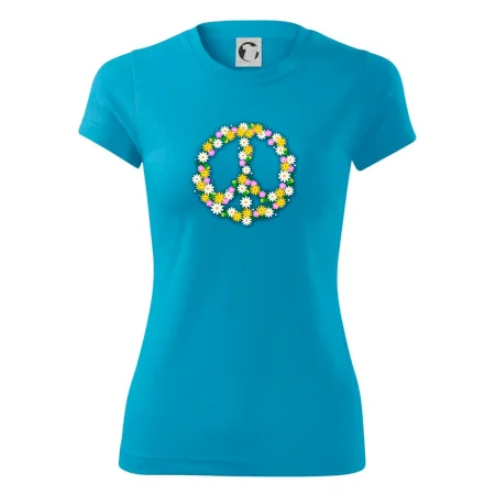 Peace symbol kopretiny