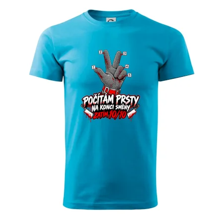 Řezník počítám prsty na konci směny