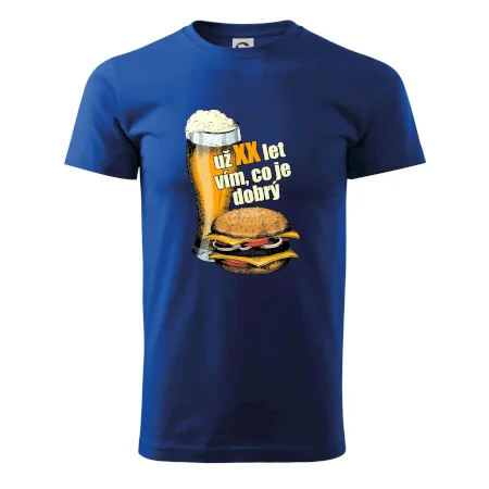 Pivo a burger vím co je dobrý