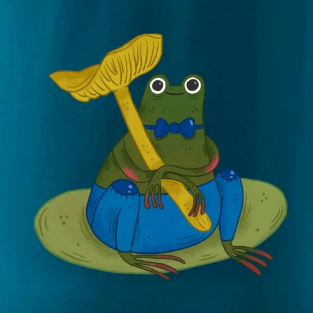 Žába s houbou  (studio-arte.cz)