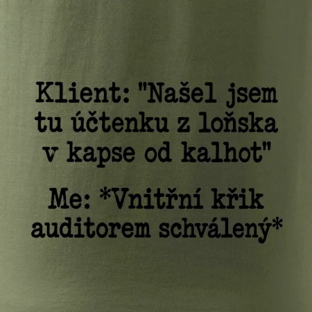 Klient a vnitřní auditorský křik