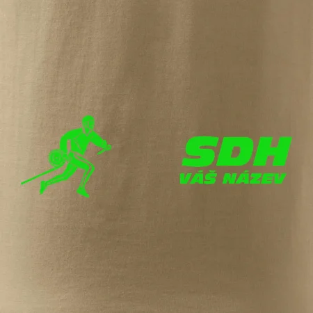 Hasičský sport SDH + váš název ZELENÁ