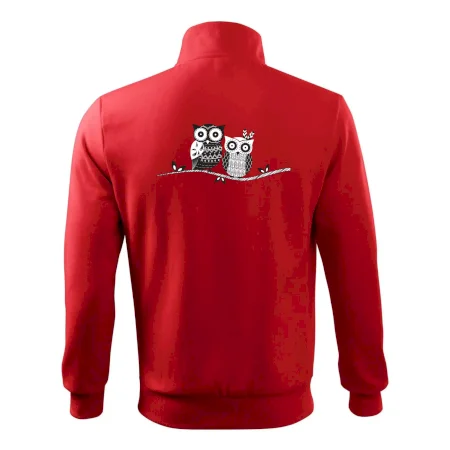 Dvě sovy abstraktní