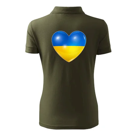 Ukrajina srdce vlajka