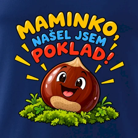 Kaštanový poklad na mechu