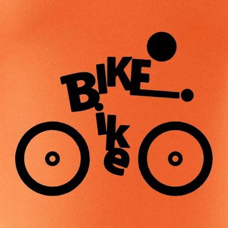 Bike nápis postava