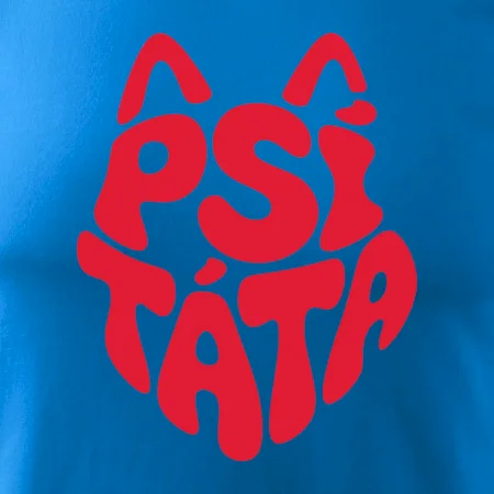 Psí táta nápis v hlavě