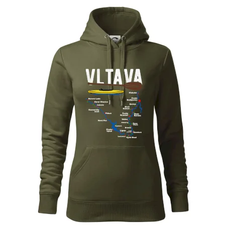 Mapa řeky Vltavy